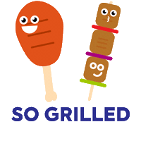See You Bbq Sticker by Foodak