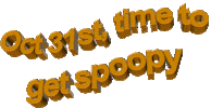 Halloween Orange Sticker by AnimatedText