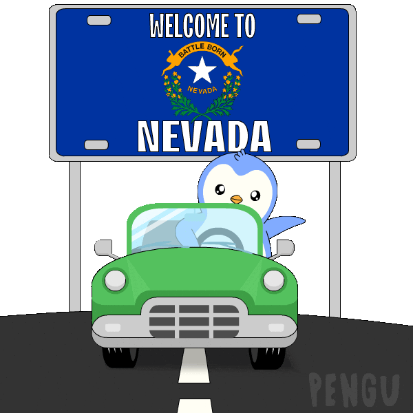 Travel Driving Sticker by Pudgy Penguins