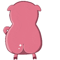 Dance Pig Sticker