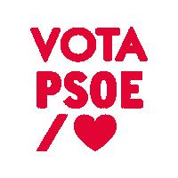 Votapsoe Sticker by PSOE Latina