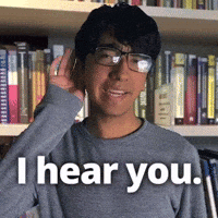 I hear you.