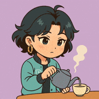 PersonaJourney kawaii calm chibi anime girl GIF