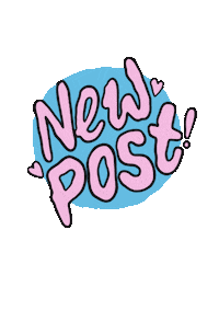 Pink Post Sticker
