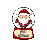 Santa Claus Christmas Sticker