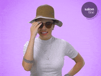 salonline girl eyes blink youtuber GIF
