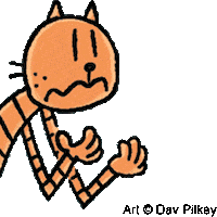 Bad Cat What Sticker by Scholastic