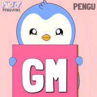 Good Morning GIF by Pudgy Penguins