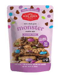 missjonesbakes gluten free oats less sugar baking mix Sticker