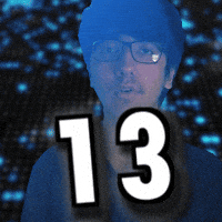 Number 13 GIF