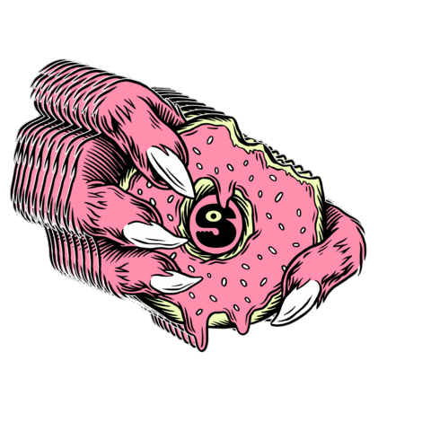 Pink Donut Sticker by Snack Studios