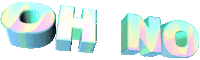 oh no text Sticker