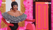 Drag Race Falling GIF by BBC Three