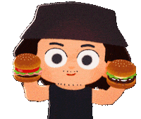 Food Choose Sticker by Tomemeeeeee