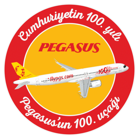 Pegasus Airlines Sticker by Pegasus Hava Yollari