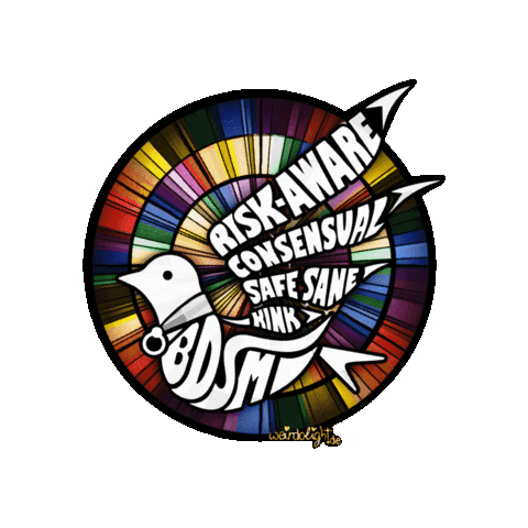 weirdolight happy pride bird colorful Sticker