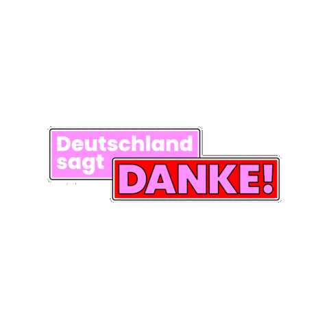 Danke Sticker by SFBerlin