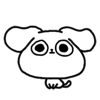 Dog Melting Sticker by GBLWang