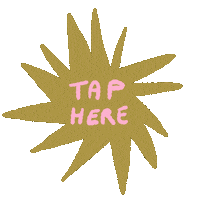 Fatomale pink green here tap Sticker
