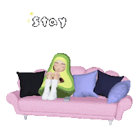 Stay Home Sticker by ZEPETO