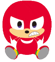 Chibi Knuckles Sticker by SEGA