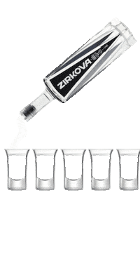 ZirkovaVodka cocktail cocktails vodka shots Sticker