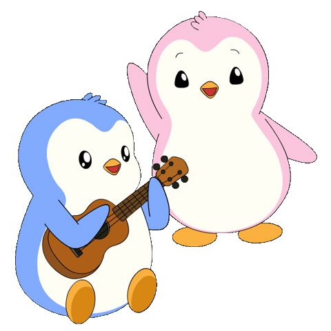 Happy I Love You Sticker by Pudgy Penguins