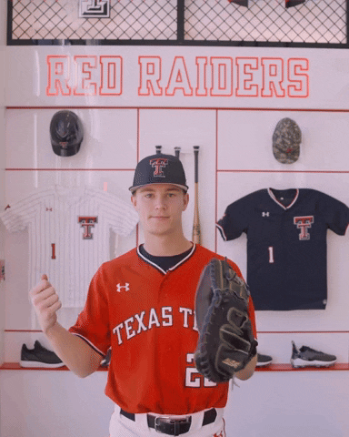 Dylan Maxcey GIF by Texas Tech Baseball