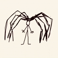 Hair Spider GIF by Barbara Pozzi