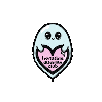 Ghost Disability Sticker by Innabox