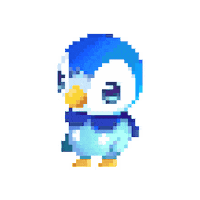 TheAstroShuckle pokemon pol piplup neroka Sticker