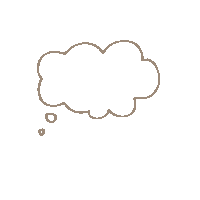 Bubble Thought Sticker