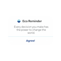 Change The World Reminder Sticker by Bluehouse World