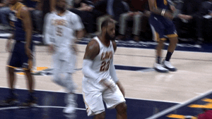 here you go lebron james GIF by NBA