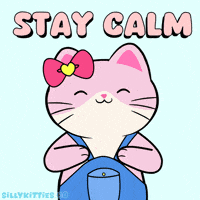 Breathe Take It Easy GIF by Silly Kitties