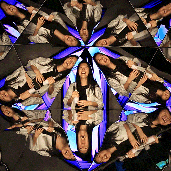 giphyupload photobooth portrait kaleidoscope timeframe GIF