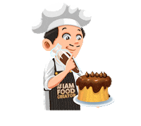 Cake Chef Sticker by Cokelat Colatta