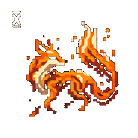 Type B Fox Sticker by X Wake