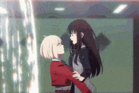 Yuri Hug GIF
