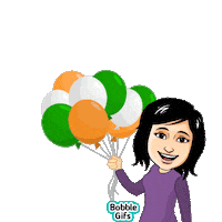 Independence Day Indian Sticker by Bobble