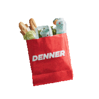 DennerSchweiz food shopping dinner bag Sticker
