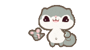 Squirrel Attention Sticker