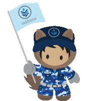 wave flag Sticker by Dreamforce & Salesforce Events