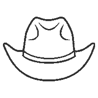 Hat Cowboy Sticker by The Agency