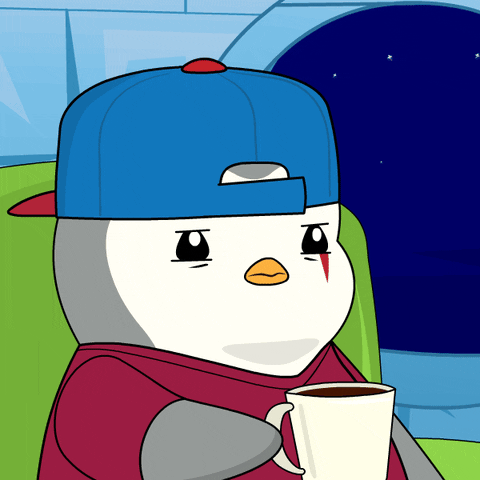 Tired Late Night GIF by Pudgy Penguins