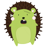 Scared Jack O Lantern Sticker
