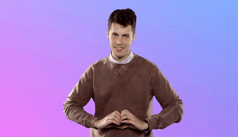 heart hands GIF by You Blew It!