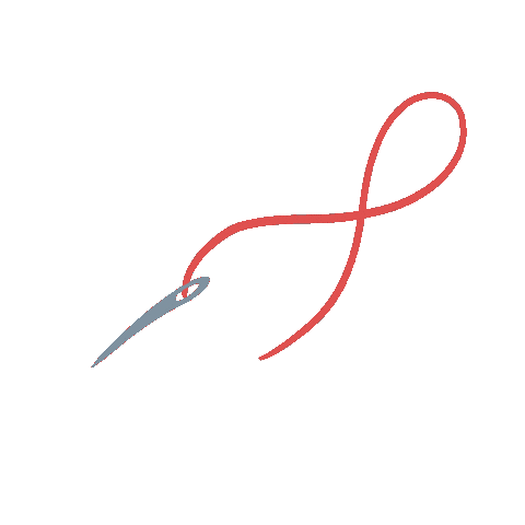 rovinya thread embroidery needle bordado Sticker
