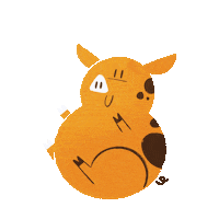 Pig Market Sticker by Ajuntament de Manlleu