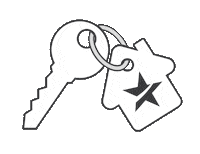 Mortgage Keys Sticker by New American Funding - GLGC